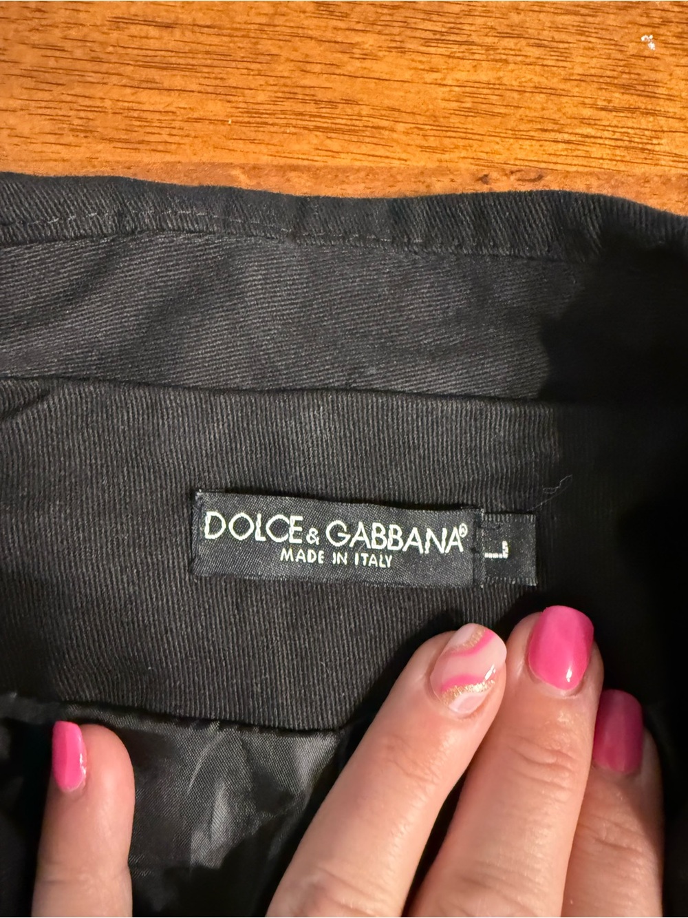Dolce & Gabbana Black Double Breasted Peacoat Jacket Epaulets Trench Coat Large - Picture 2 of 11